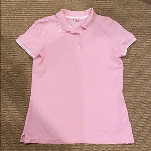 Pink polo brooks brothers short sleeve